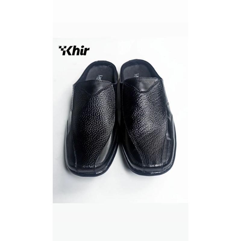 KHIR SEPATU SANDAL PRIA KULIT ASLI 100%