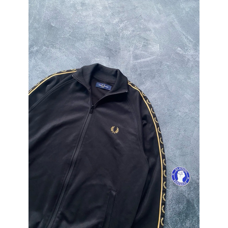 Ready Stok Tracktop Fred Perry Taped Gold original