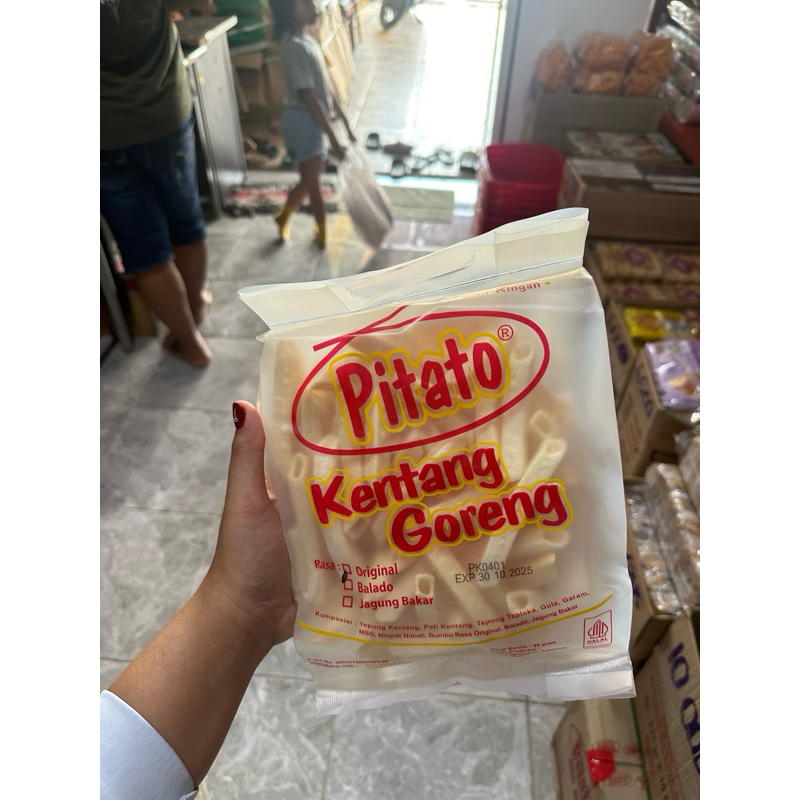 

95gr Pitato kentang goreng original snack murah