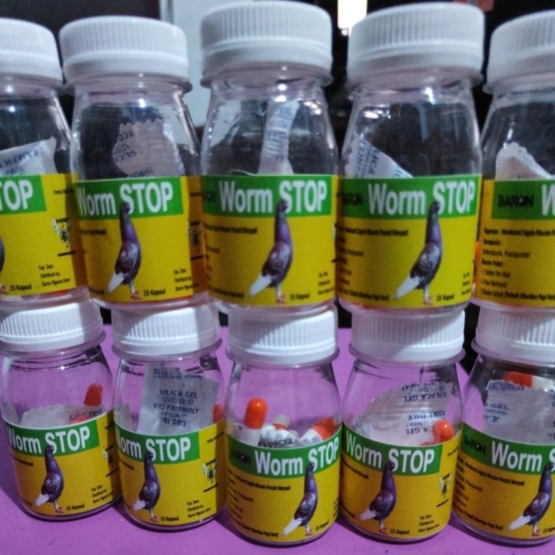 Obat cacing ampuh worm stop baron