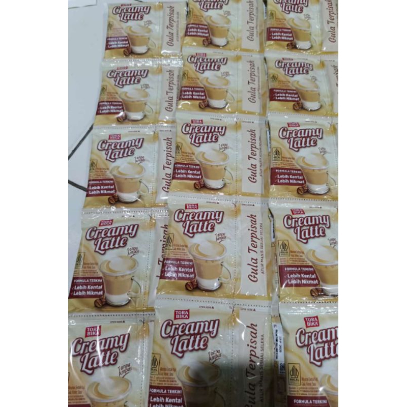 

Tora Bika Creamy Latte Gula Terpisah