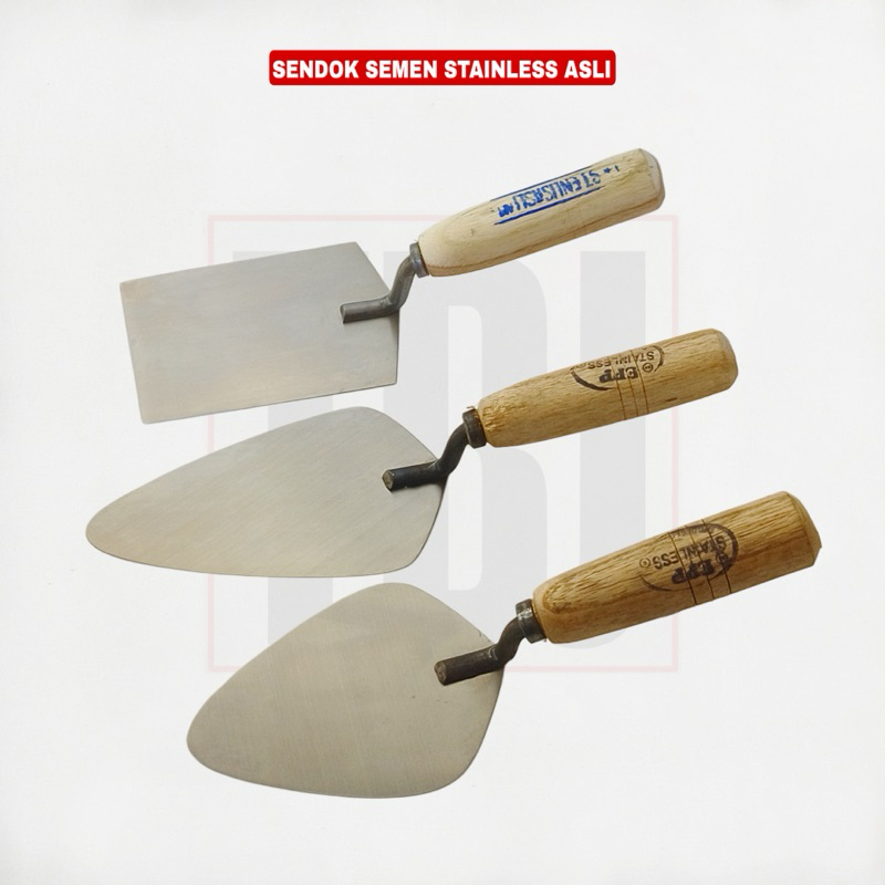 Cetok Semen Stainless Asli Sendok Semen Stenlis Original