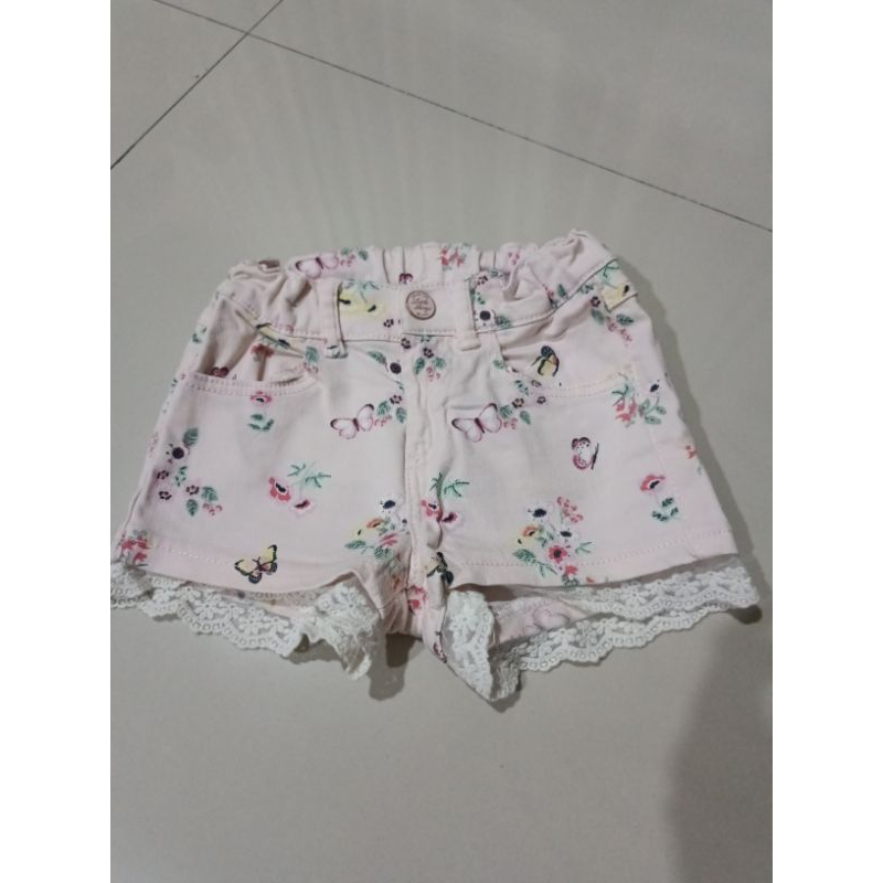 short pants celana pendek HnM anak 4-6