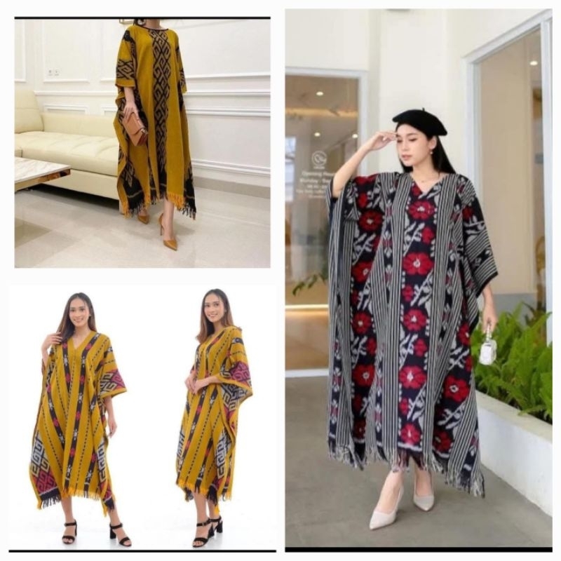 OUTER PANJANG TENUN TROSO MOTIF ETNIK