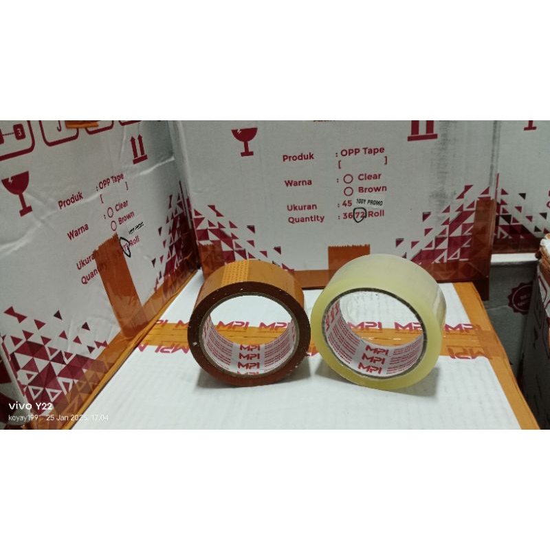 

lakban bening cokelat