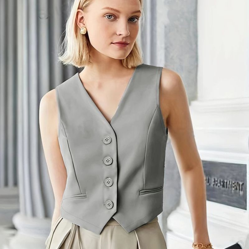 Promo Rompi Vest Wanita / Blazer Wanita Tanpa Lengan / Blazer Wanita Warna Hitam / Blazer Wanita War