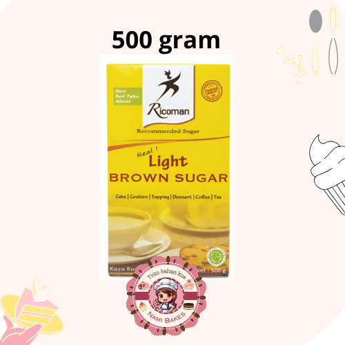 

Ricoman Light Brown Sugar Gula Merah Bubuk Aren 500 gr