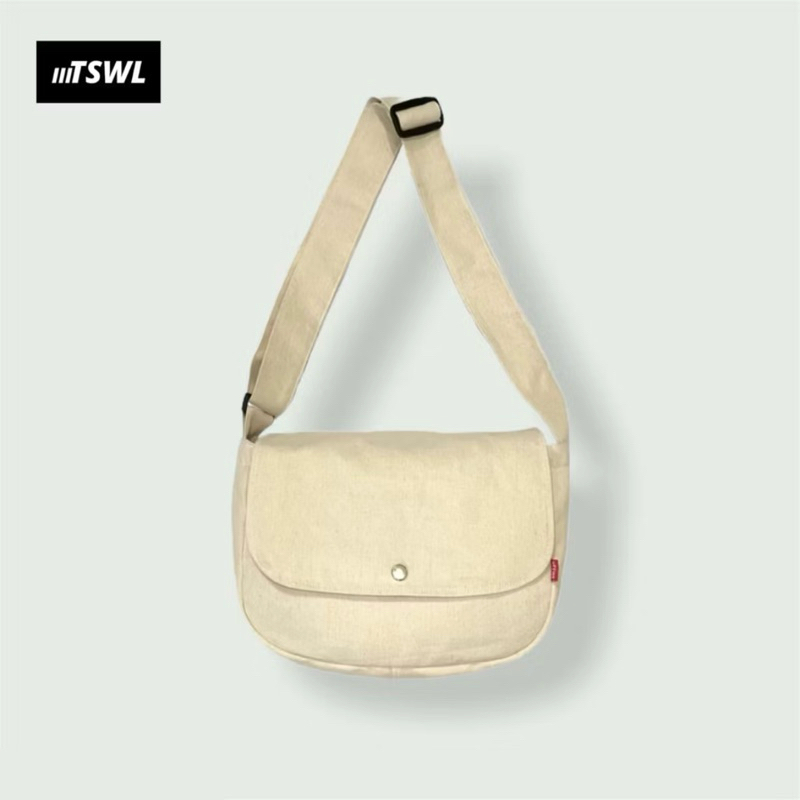 (preloved) uniqlo slingbag & canvas slingbag