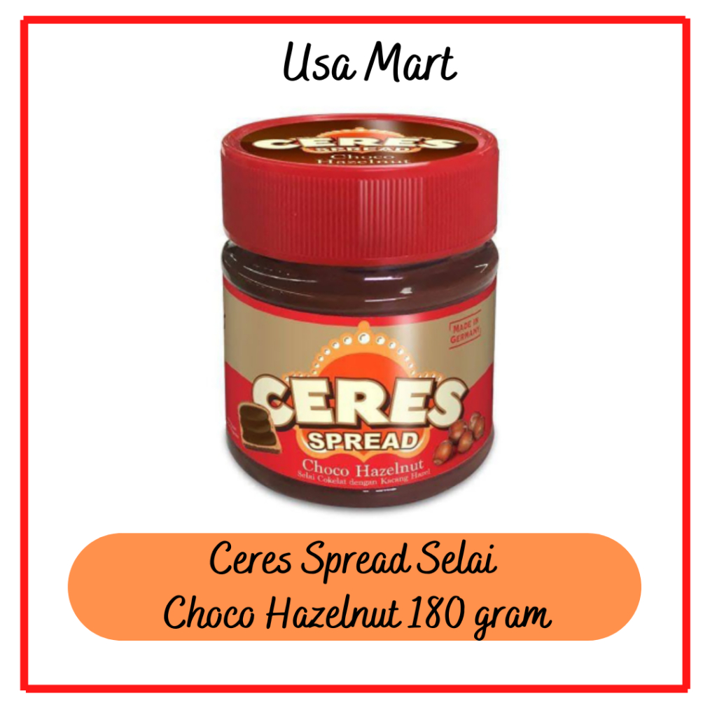 

CERES Spread Selai Choco Hazelnut 180 gram