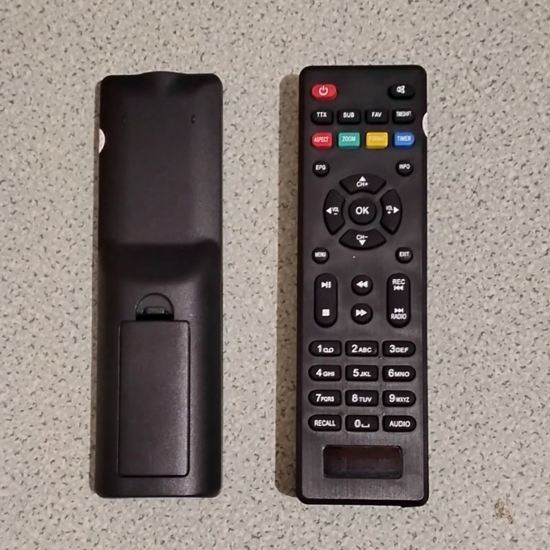 remote stb MATRIX APPLE MERAH HD remot set top box matrix Apple merah