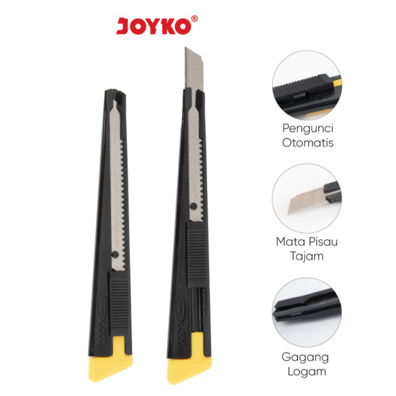 

CUTTER JOYKO K-200 / Cuter Alat Pemotong Joyko K-200 Asli Bagus Tajam