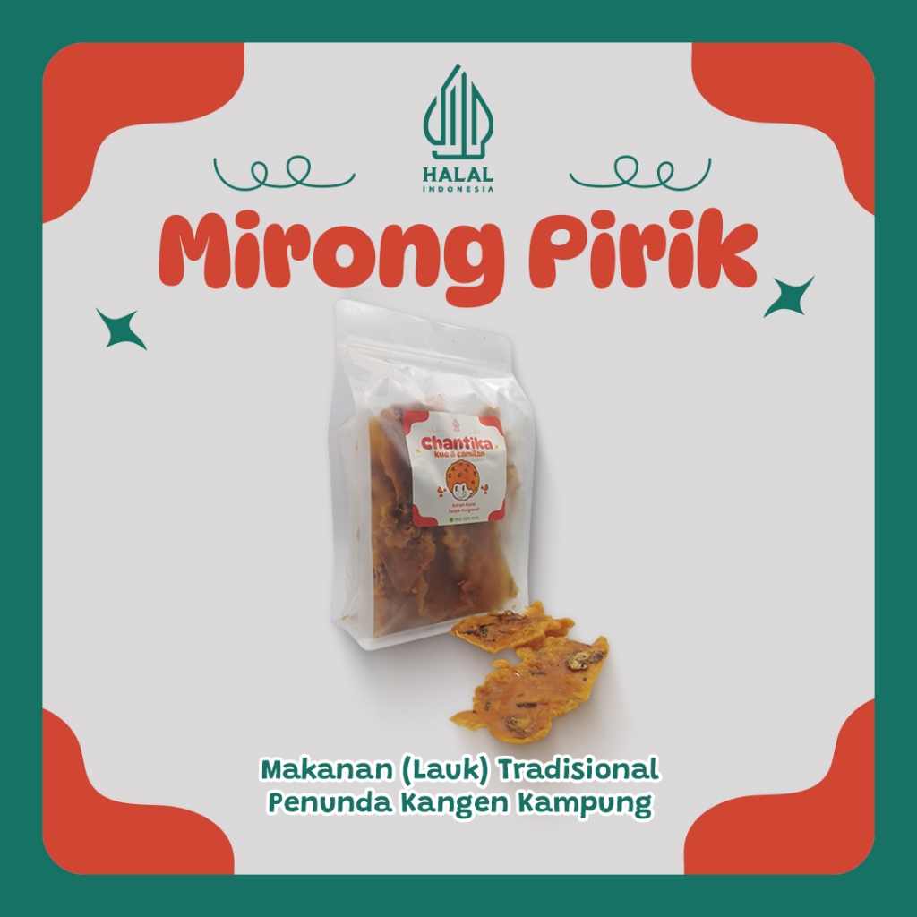 

MIRONG PIRIK LAUK TRADISIONAL KEMASAN PREMIUM