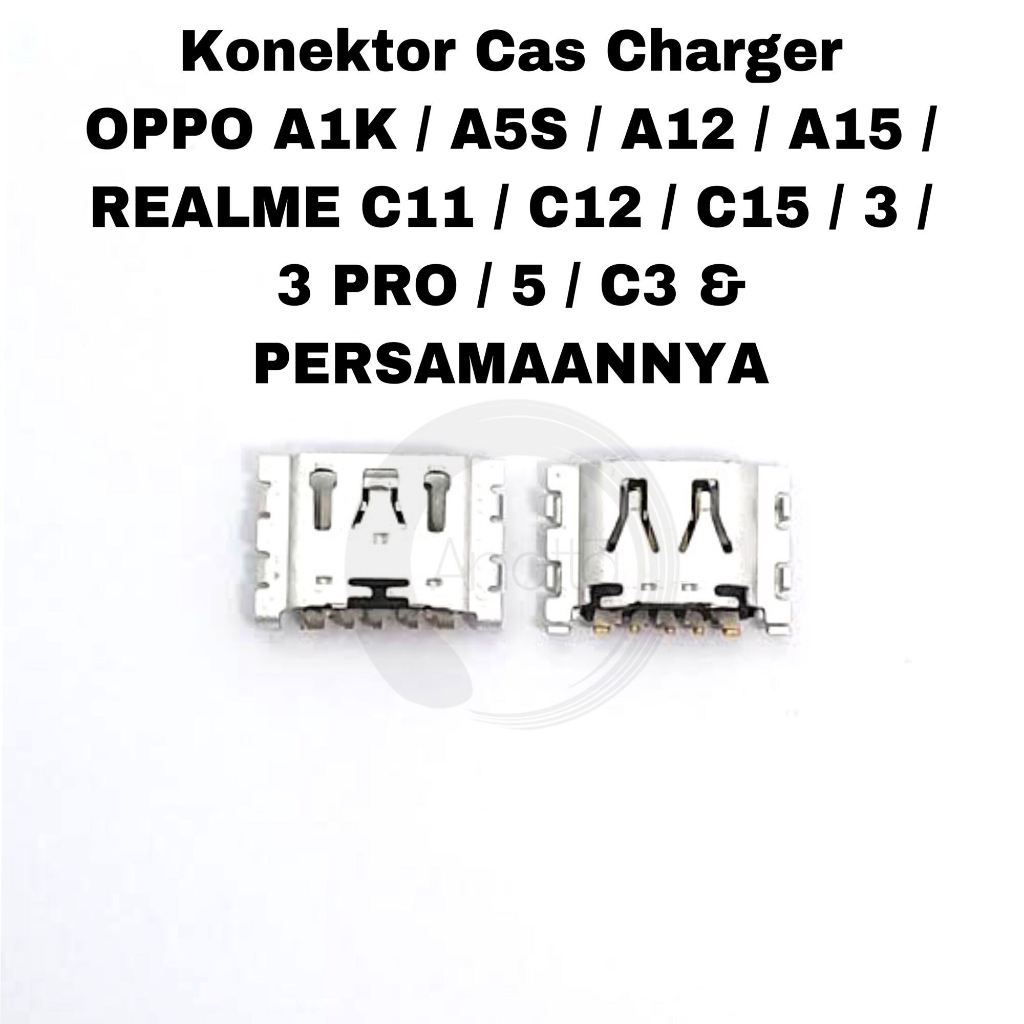 KONEKTOR CAS OPPO A5S / A1K / A11K / A12 2020 / A15 / A15S / A31 2020 / C2 / C3 / C11 2020 / C12 / C