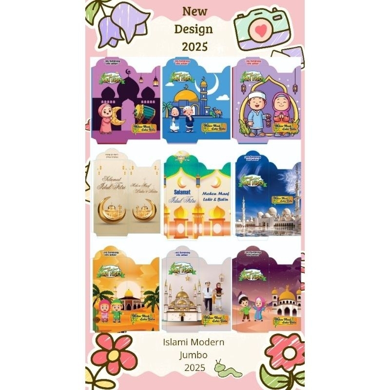 

Amplop Lebaran ukuran jumbo siap pakai