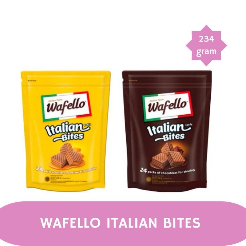 

Wafello Italia bites 234 gram exp 2026