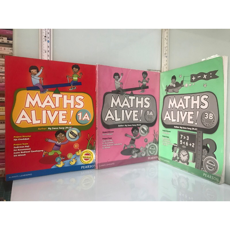 MATH ALIVE Textbook & Workbook 1A 1B 2A 2B 3A 3B 4A 4B 5A 5B 6A 6B Ng Swee Fong