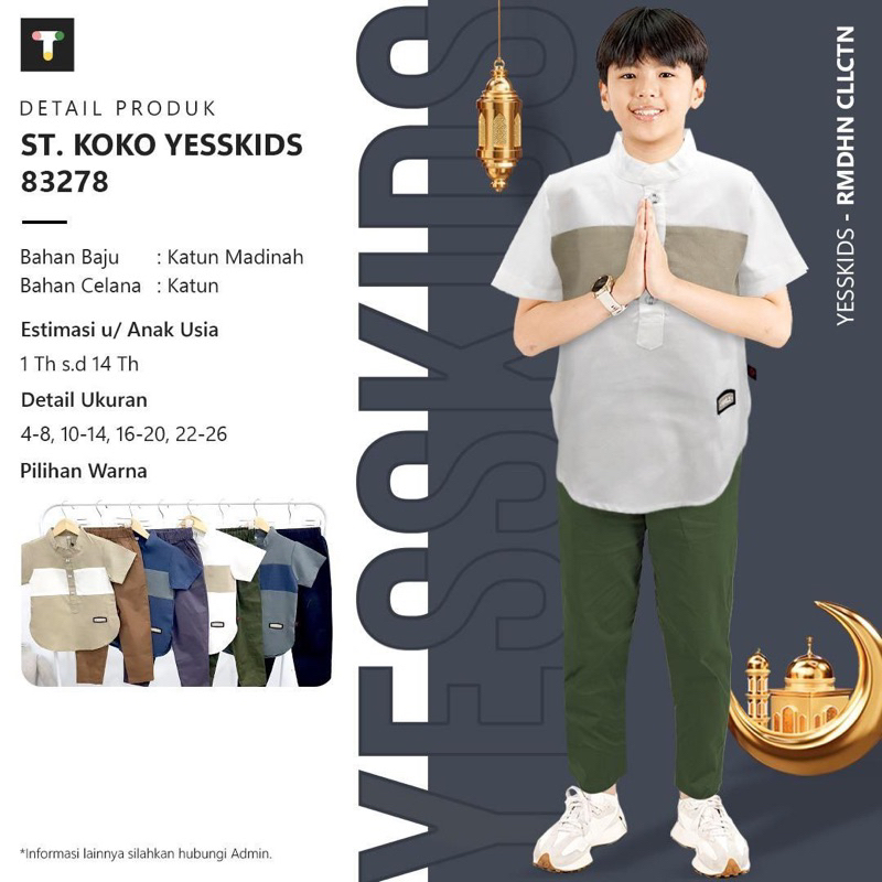Set Koko Yess kids Anak