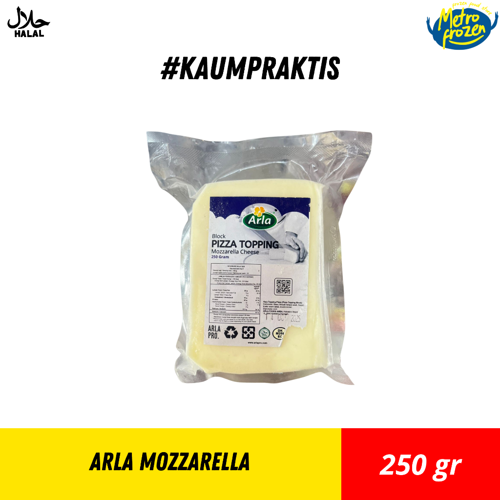 

ARLA Mozzarella Cheese 250gr //keju mozzarella //mozzarella lumer