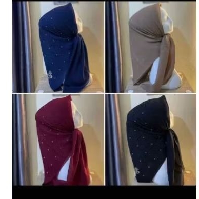 SEGI EMPAT SWAROSKI SS SEGI EMPAT GLAMOUR SEGI EMPAT PESTA JILBAB PESTA LEBARAN MURAH DAN ELEGAN