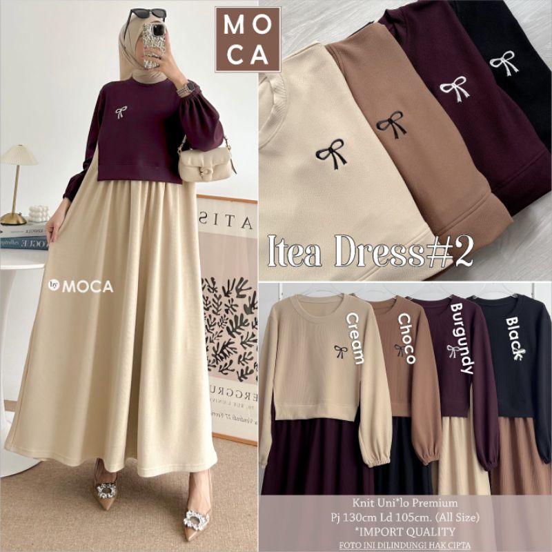 MOCA itea Dress #2|Gamis wanita terbaru 2025