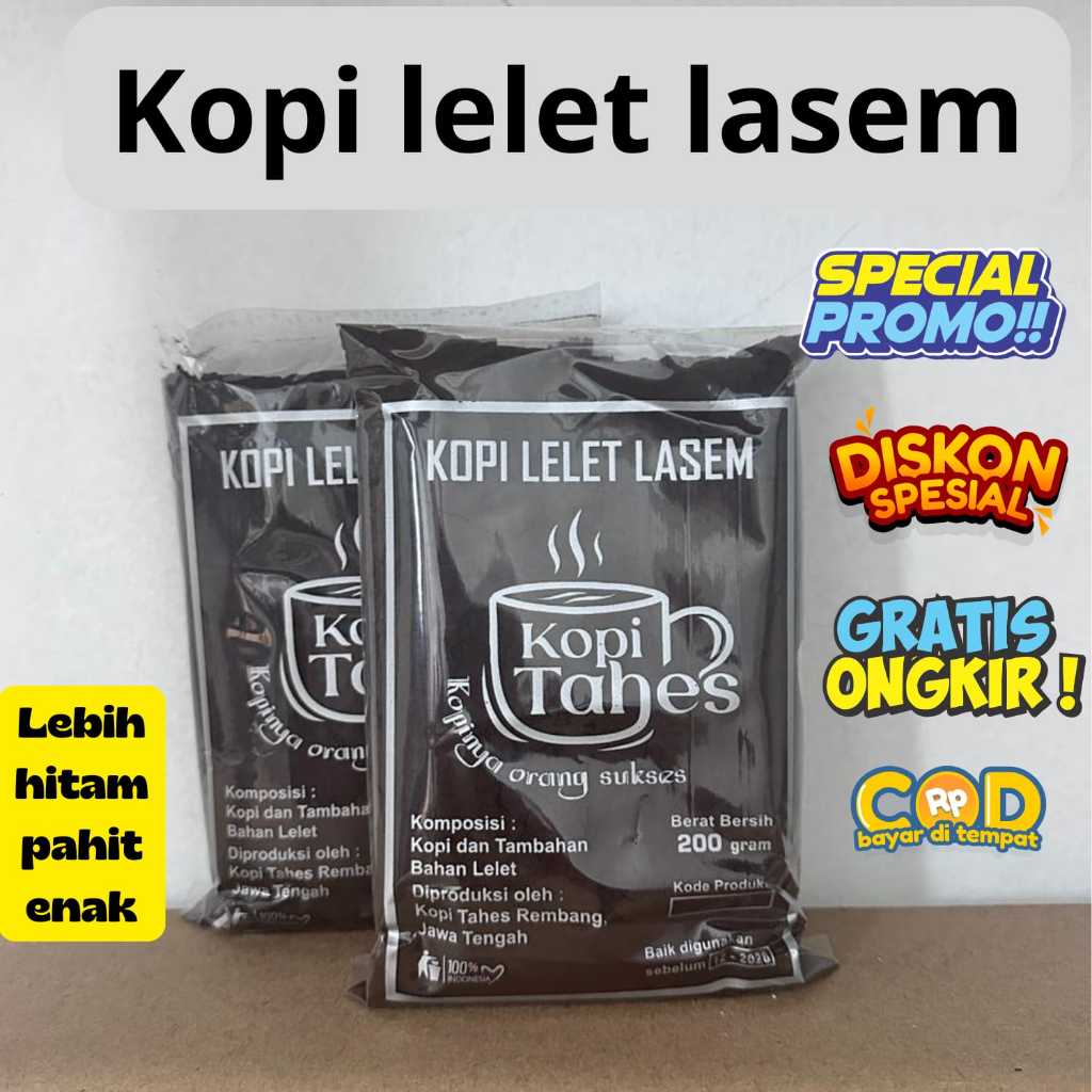 

KOPI LELET LASEM REMBANG KOPI TAHES 200g | KOPI LELET HALUS KOPI HITAM KOPI KEKINIAN KOPI LASEM REMBANG