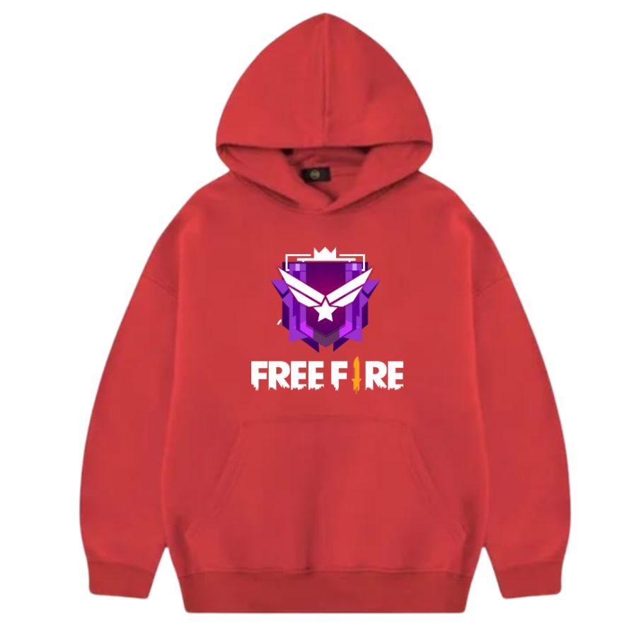 Hoodie Sweater FF Anak Laki Laki Perempuan Jaket Hoodie Anak Cowok Free Fire