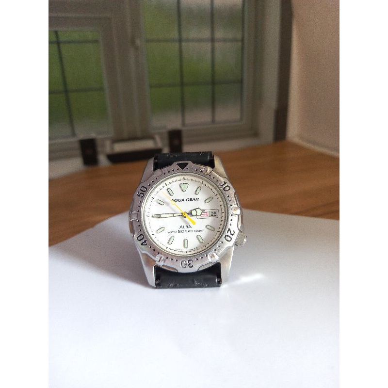 jj03184 jam tangan pria alba diver aqua gear V733-6A11