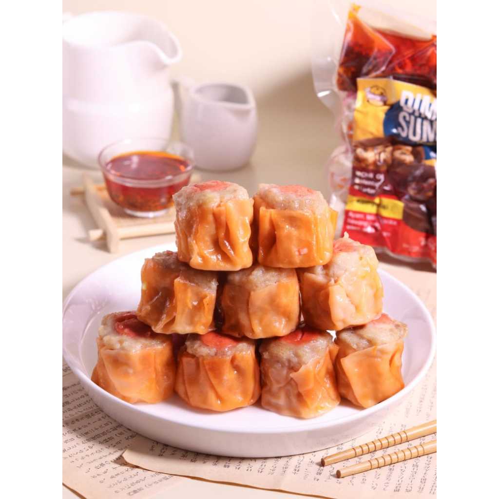 

suplier dimsum termurah siomay frozen food toping sosis isi 25pc