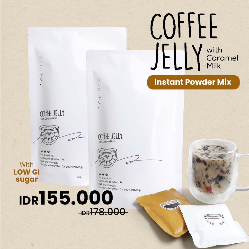 

2 Paket Coffee Jelly Japanese INSTANT Powder Mix