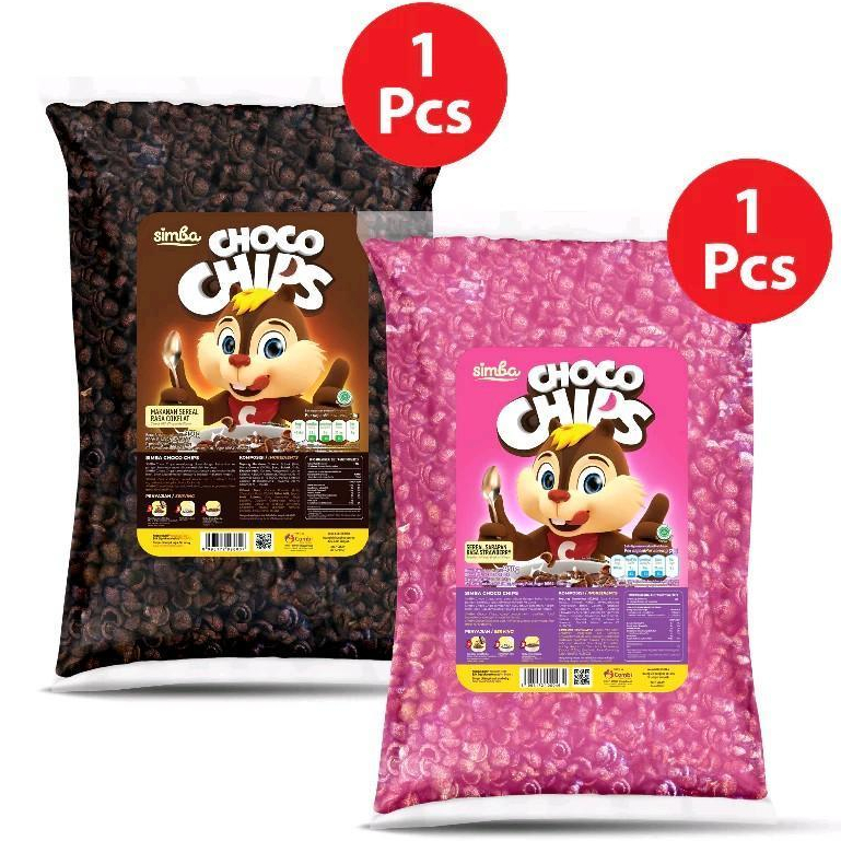 

SIMBA CHOCO CHIPS COKELAT & STRAWBERRY 950 GR