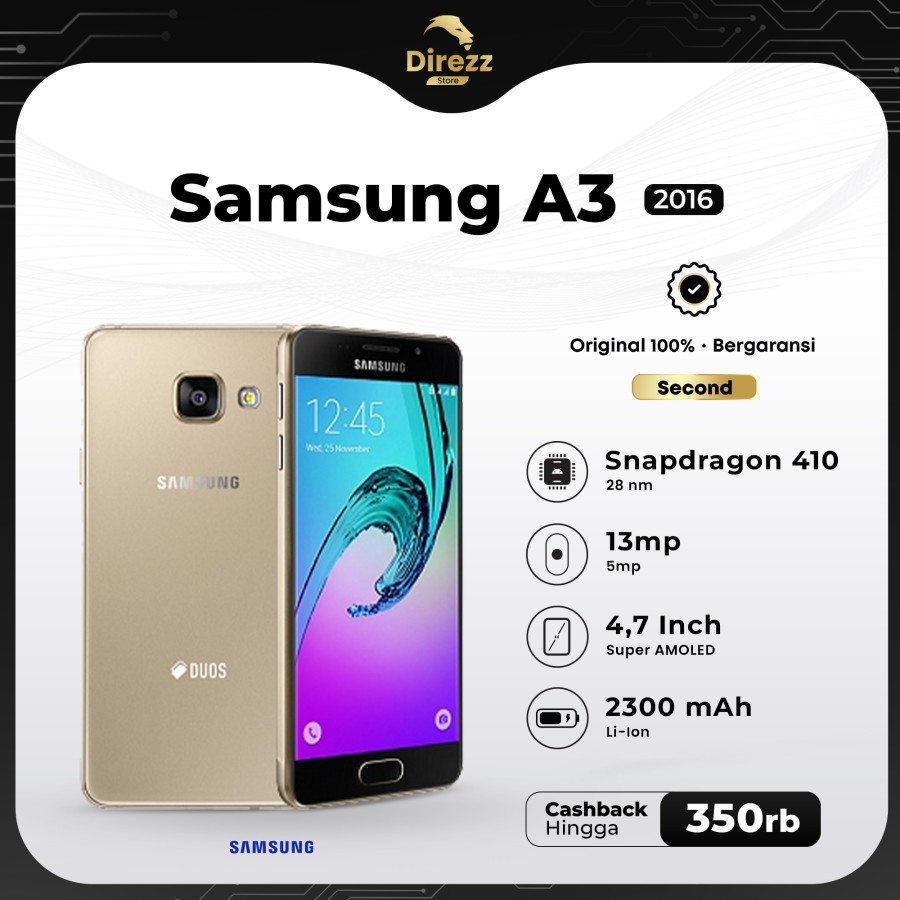 Samsung A3 2016 Second