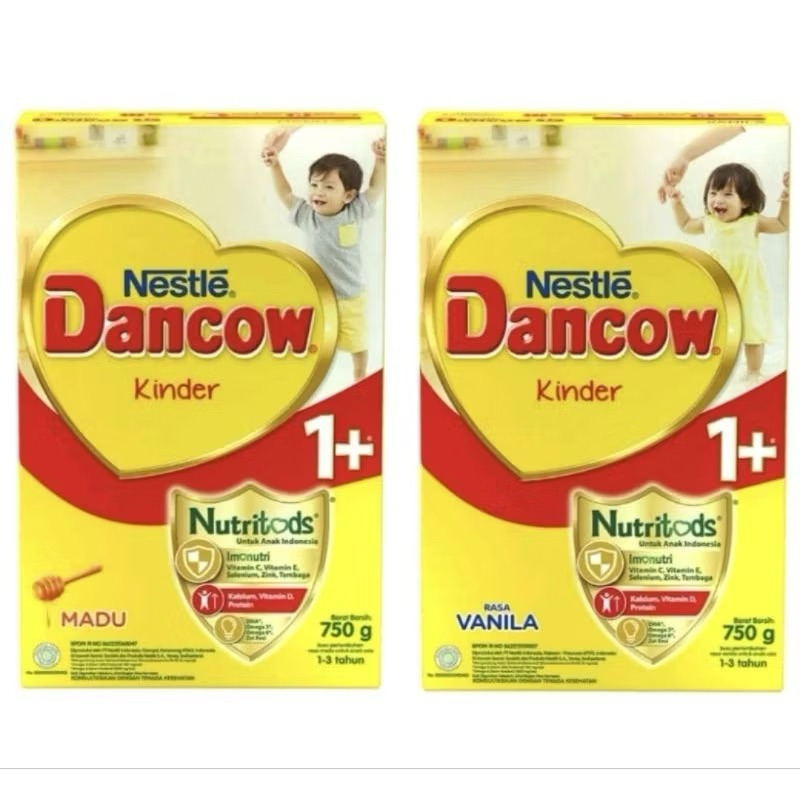 

Nestle Dancow 1+ Susu Pertumbuhan Rasa Madu/vanila 1-3 tahun Box 750gr