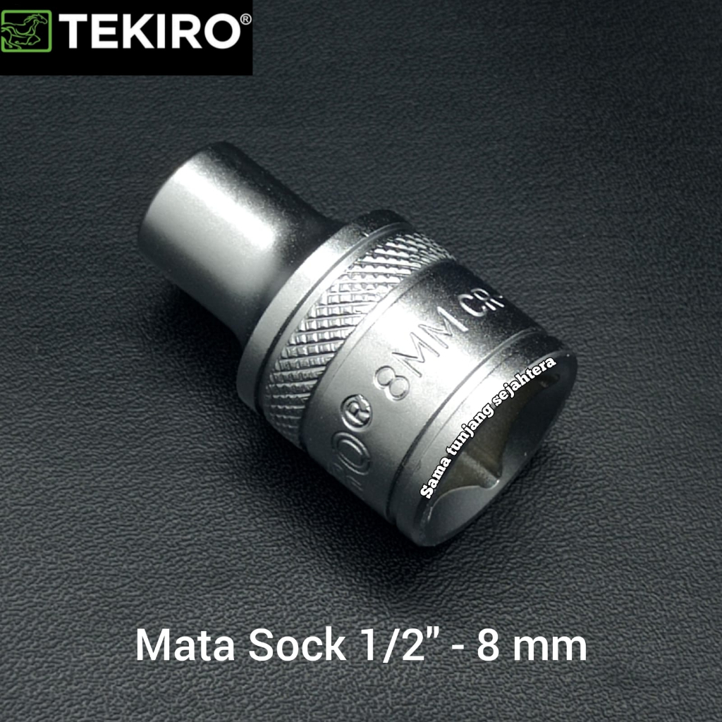 TEKIRO Mata Sok 8 - 24 mm - Mata Kunci Sock Shock Socket 8mm - 32mm