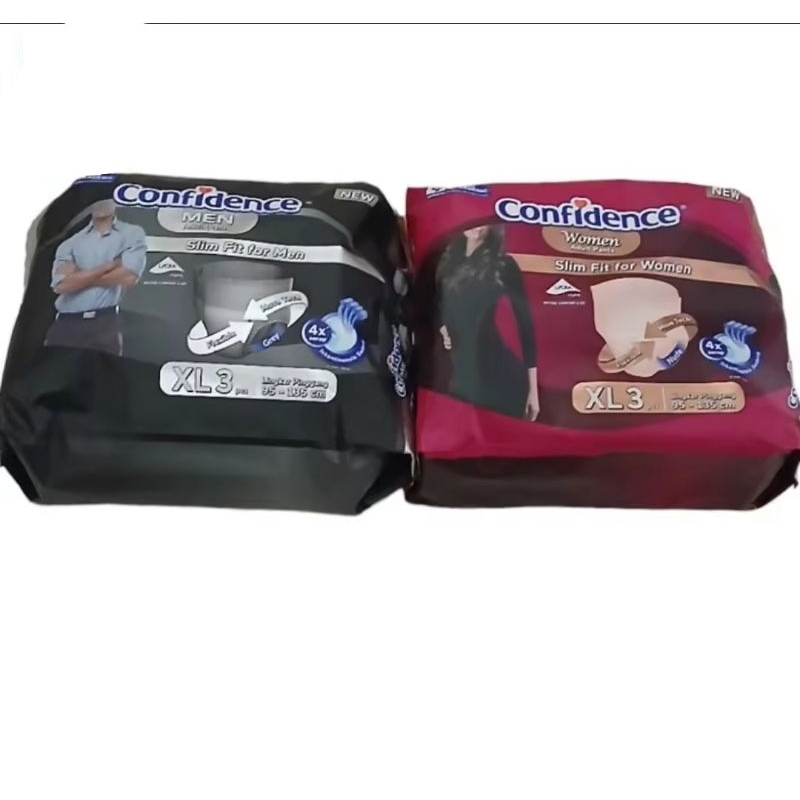 [ Promo ] Confidence Adult Pants Slim Fit For Men / Women Size M Anti Bacteria Isi 5 Lembar | Popok 