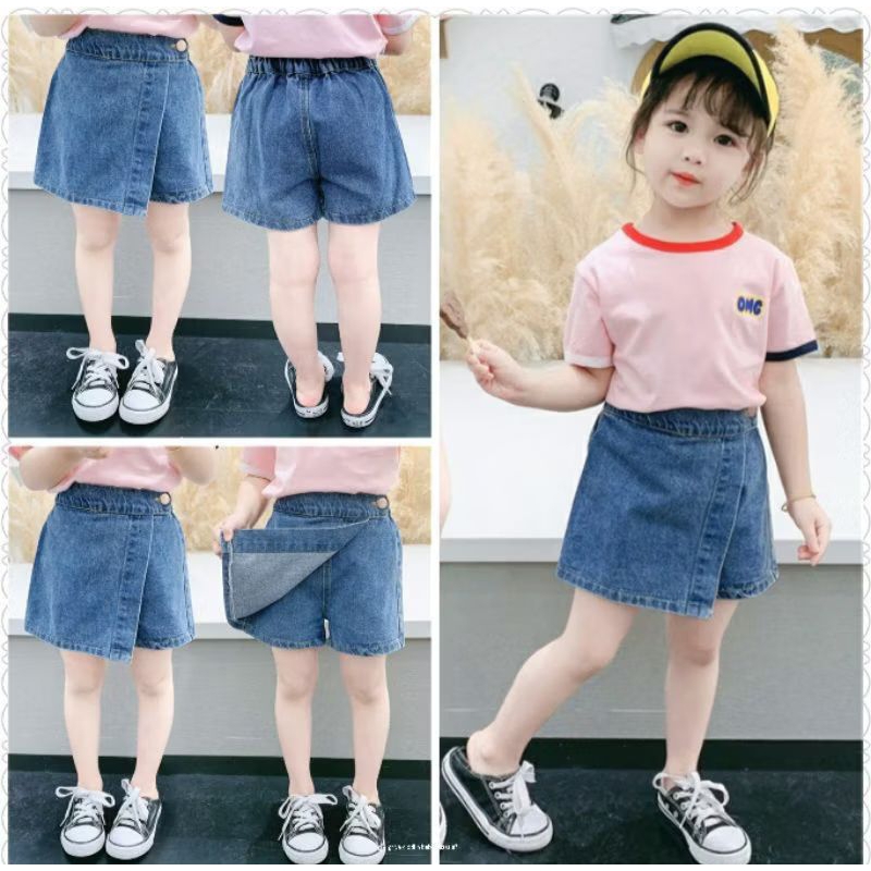 Rocela rok celana jeans pendek anak