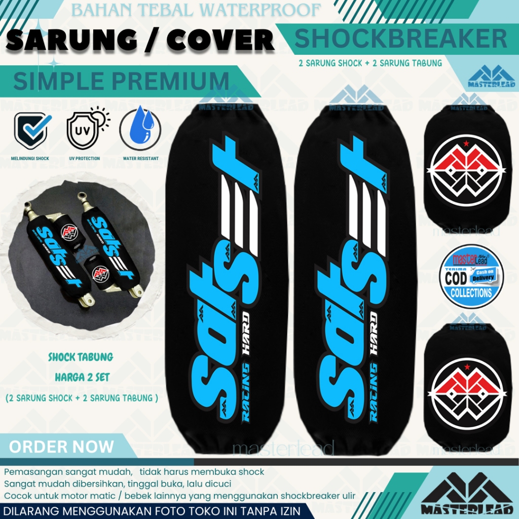Cover Sarung [2 set] [sepasang sarung shock plus tabung] sarung shock belakang cover shock belakang 