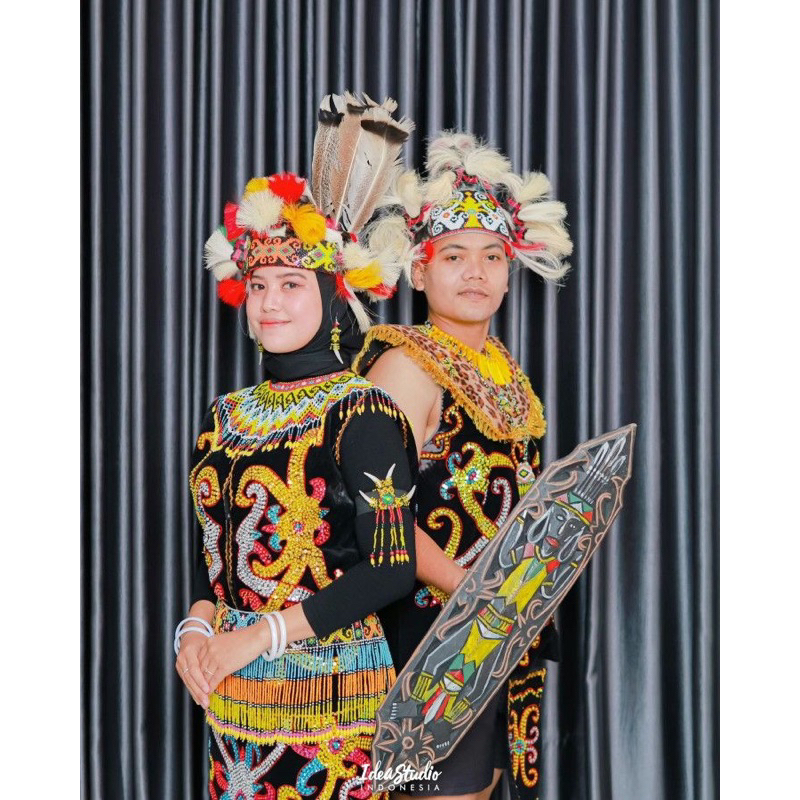 amzborneo.craft - BAJU ADAT DAYAK | BAJU DAYAK PASANGAN | BAJU DAYAK | ACC DAYAK