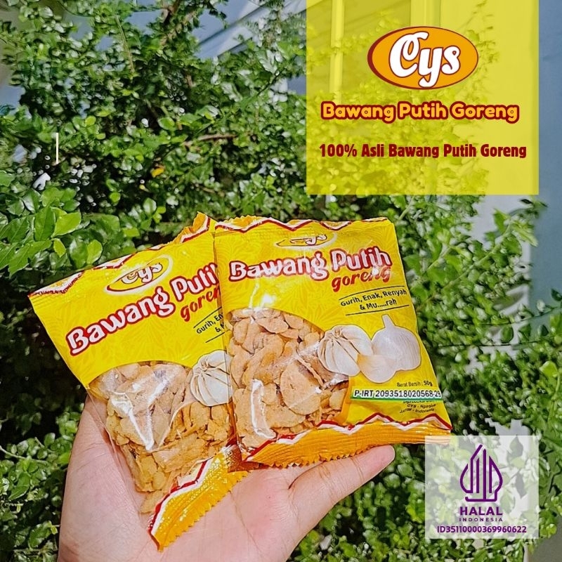 

Bawang Putih Goreng CYS, Bawang Putih isi 20 pcs