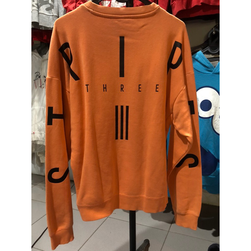 Sweatshirt Adidas Three stipes Big script