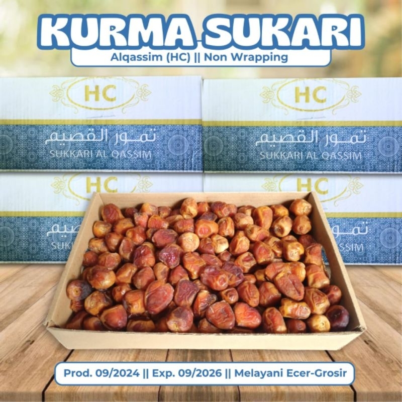 

KURMA SUKARI AL QOSIM KEMASAN 3 KG