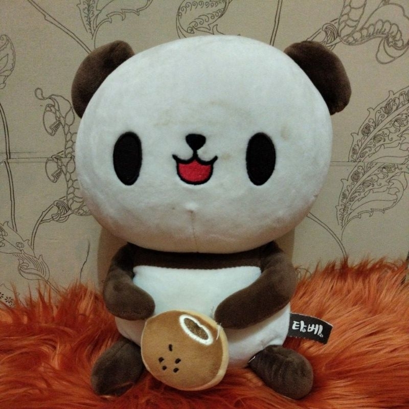 Jual Boneka Panda Burger Bahan Miniso Plush