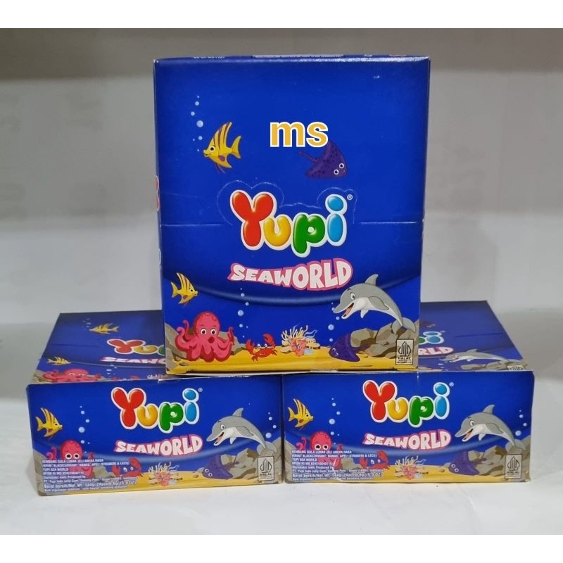 

Yupi Seaworld PerBox 144g isi 24 pcs