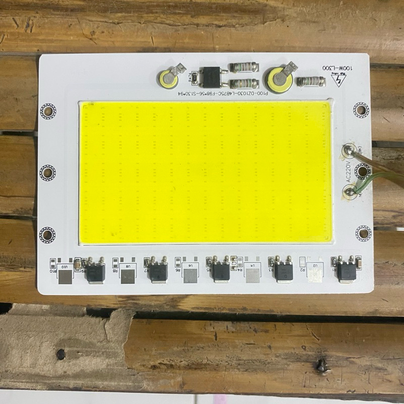 LED LAMPU TEMBAK 100watt 220volt MESIN/MODUL LAMPU SOROT