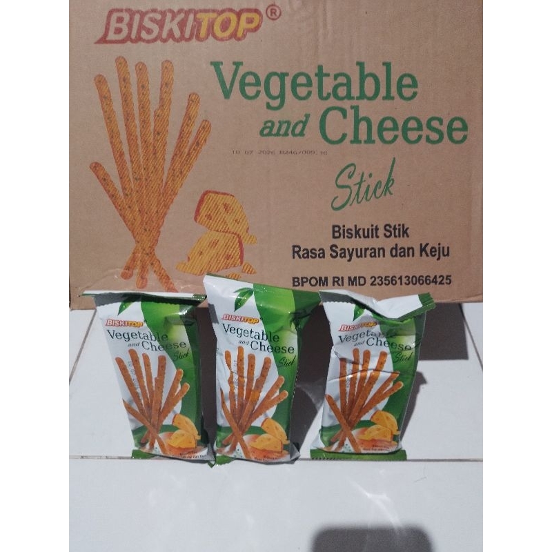 

Biskitop vegetable and chese stick isi 40 pcs