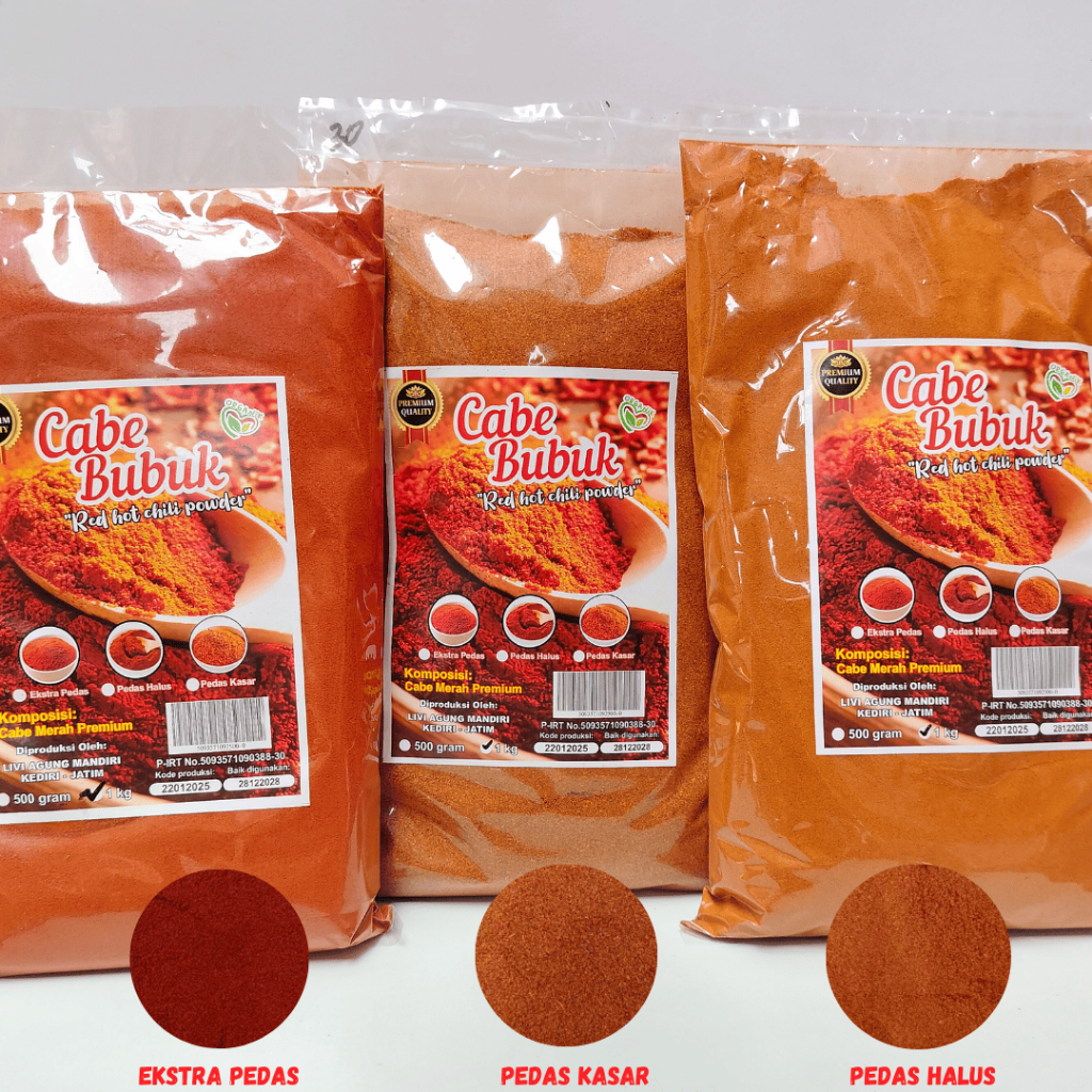 

BUBUK CABE PEDAS HALUS - 1KG | HOT CHILI POWDER PREMIUM