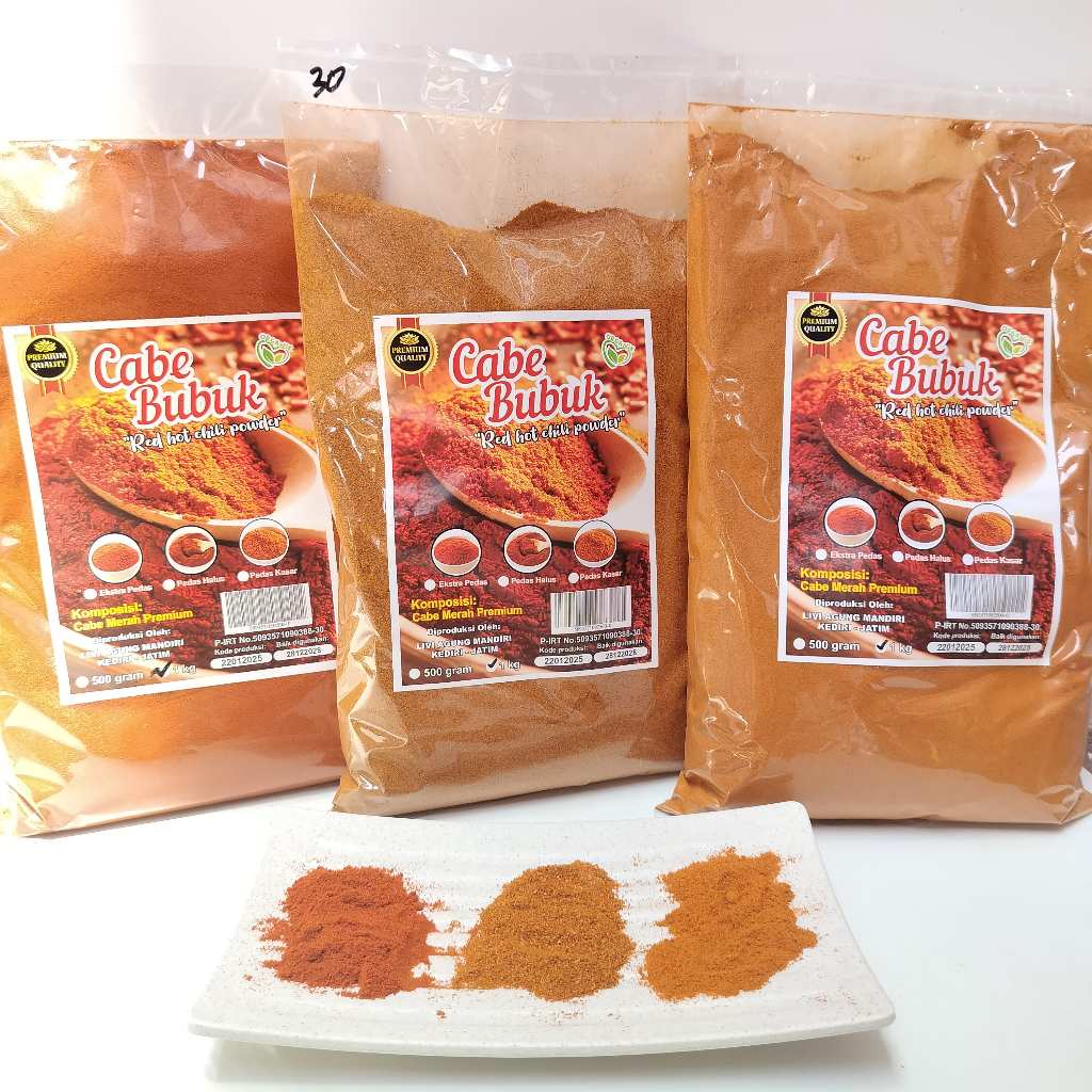 

JKL BUBUK CABE PEDAS HALUS - 1KG HOT CHILI POWDER PREMIUM