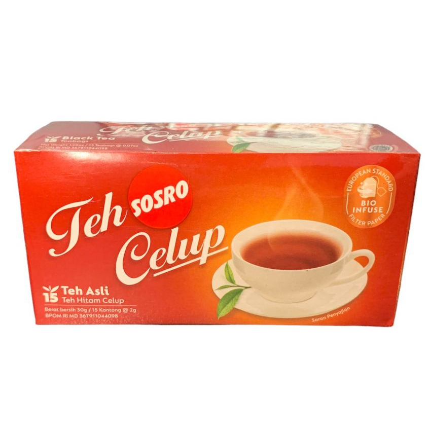 

SOSRO TEH CELUP 15 X 2 GR