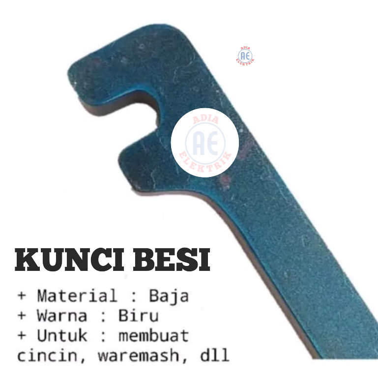 Kunci Pembengkok Besi Behel Ukuran 6,8,10,12 Alat Penekuk Cincin Besi