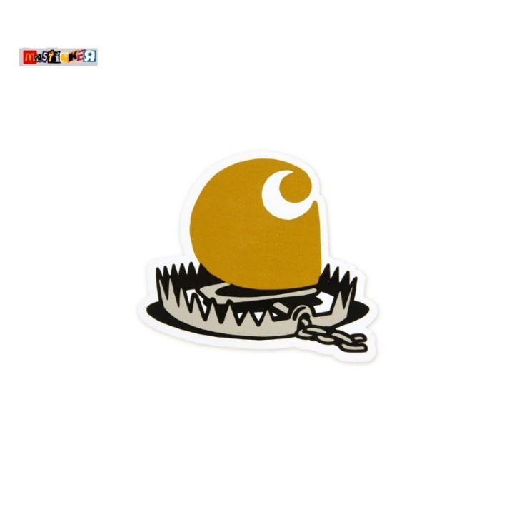 

sticker Carhartt WlP trap logo diecut stiker