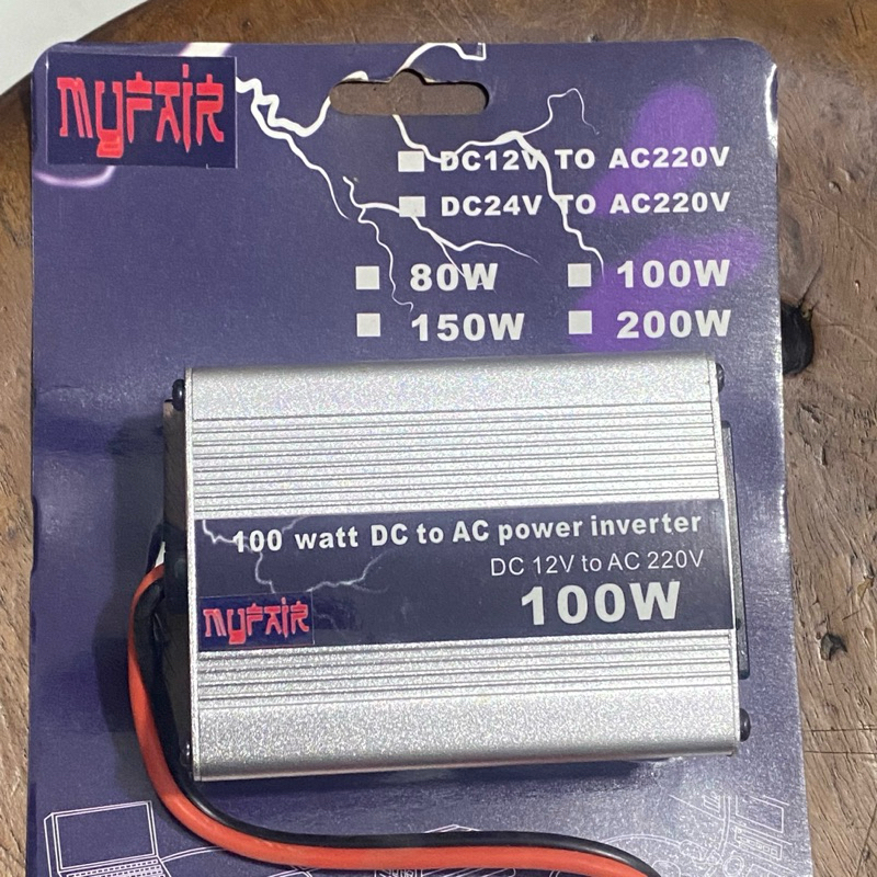 Inverter DC TO AC 100Watt DC12volt to AC220V MYFAIR